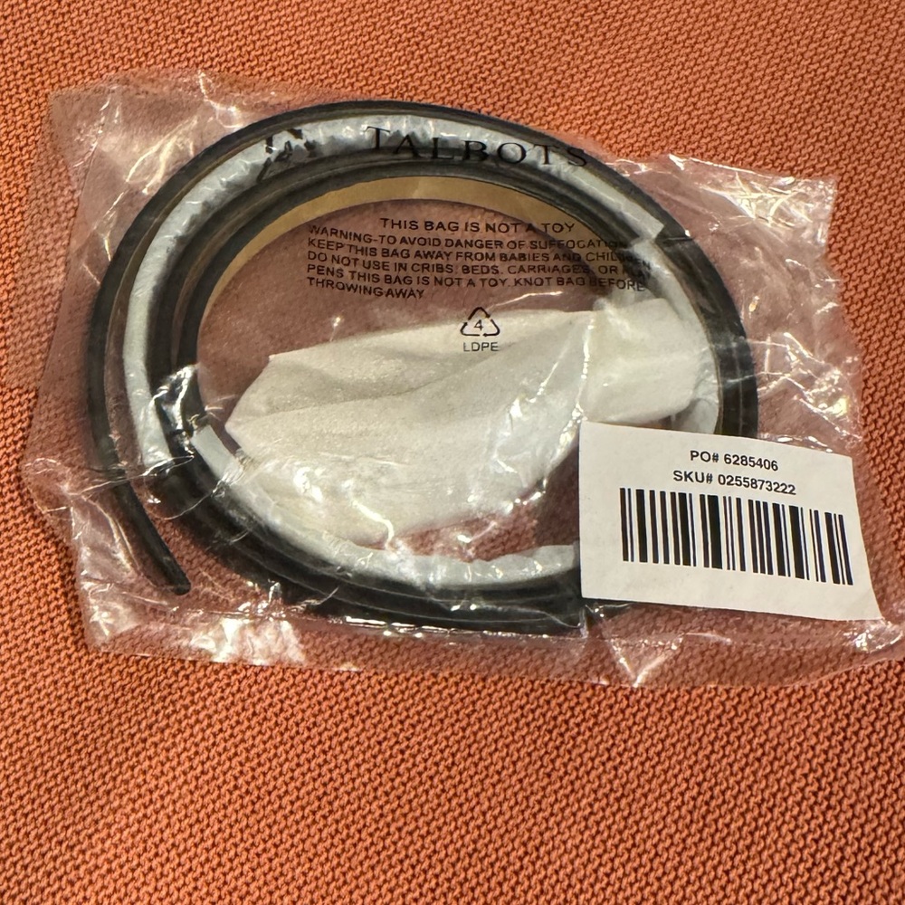Talbots 10mm Skinny Leather Belt